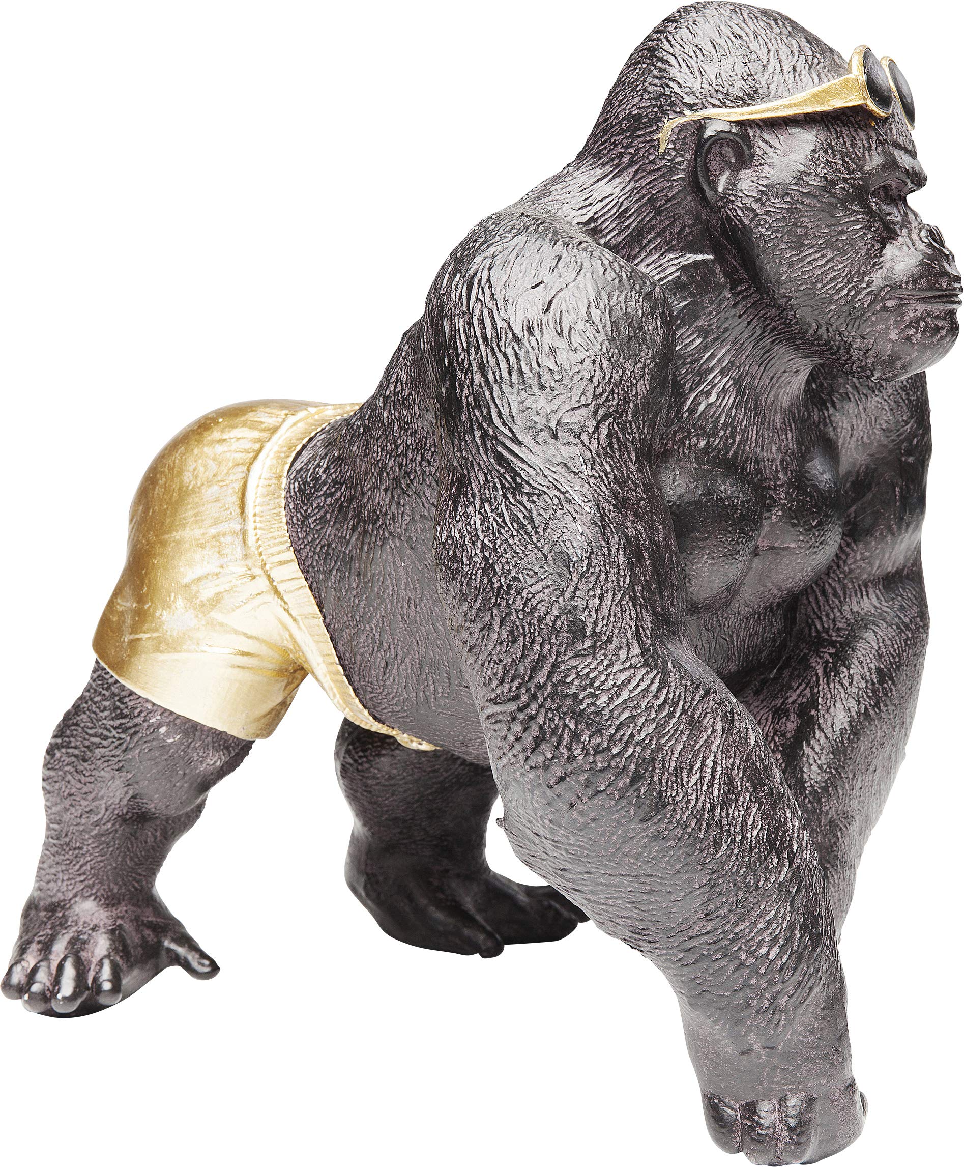 kare-design-monkey-beach-deko-figur-gorilla-schwarz-20-cm image 6