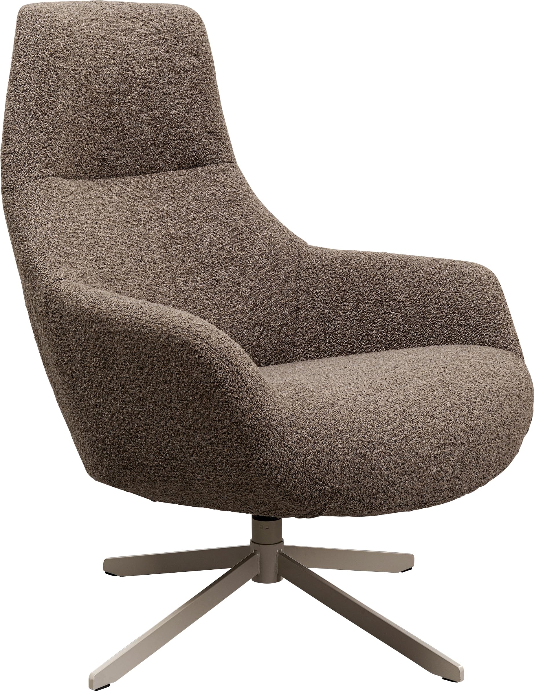 kare-design-drehsessel-mimi-mocca-boucl-100x76x81-cm-drehbar image 4