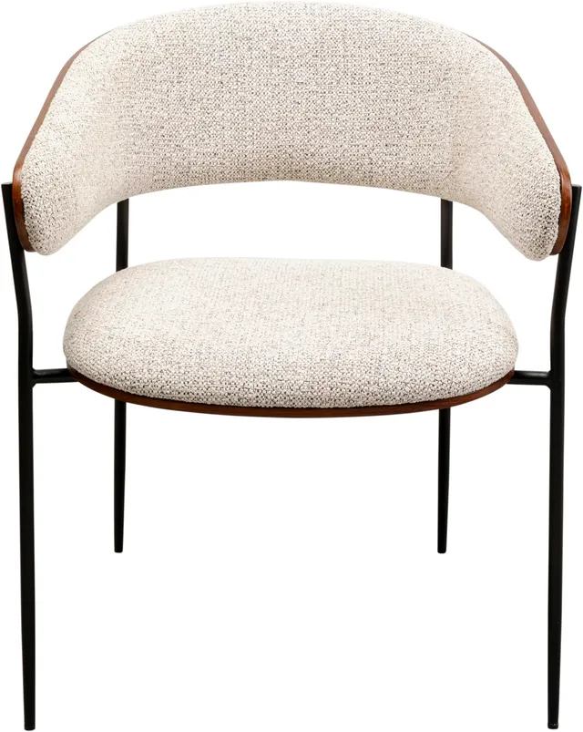 kare-design-esszimmerstuhl-cindy-beige-mit-armlehne-77x62x57-cm image 1