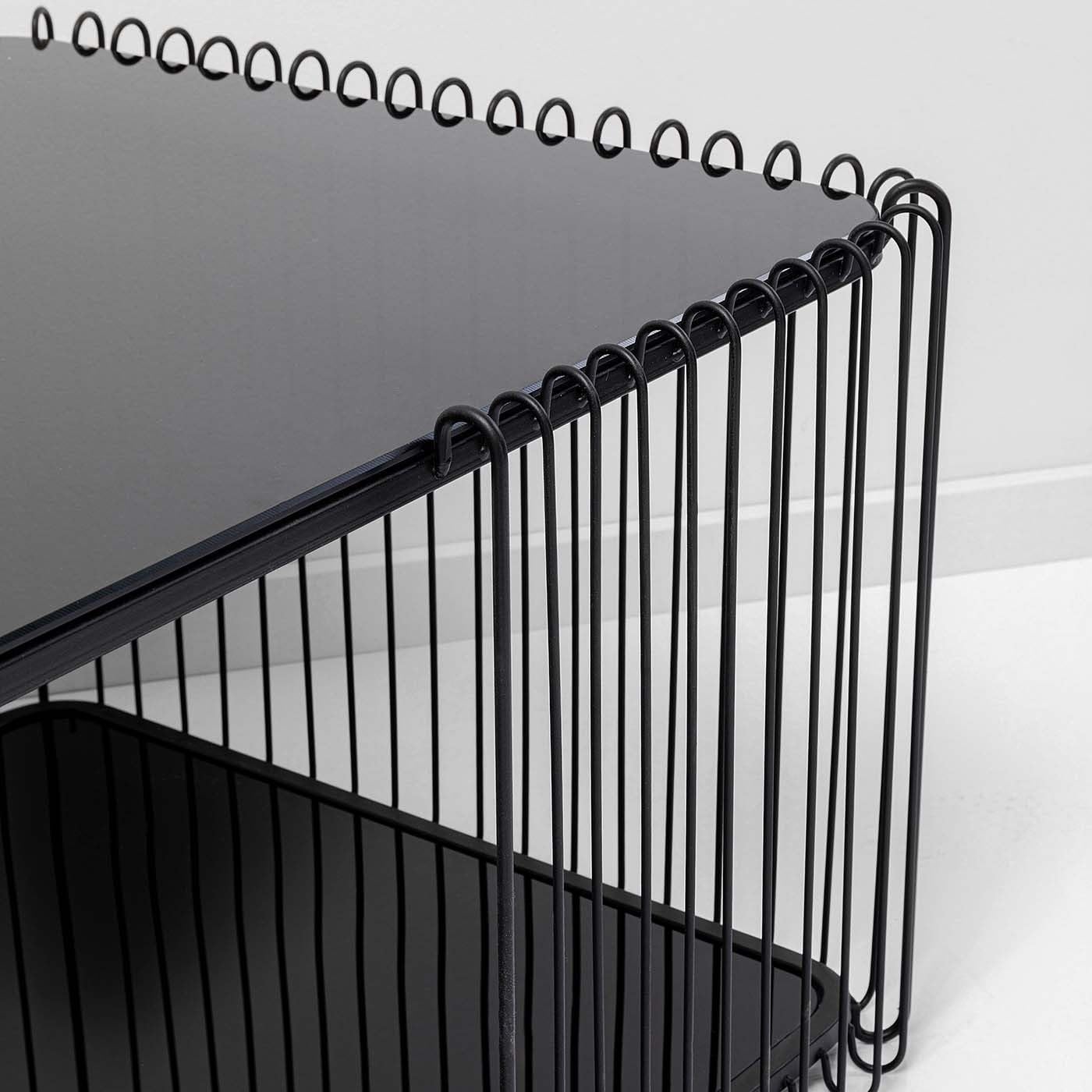 kare-design-couchtisch-wire-double-schwarz-glas-wohnzimmertisch-42x120x60-cm image 4