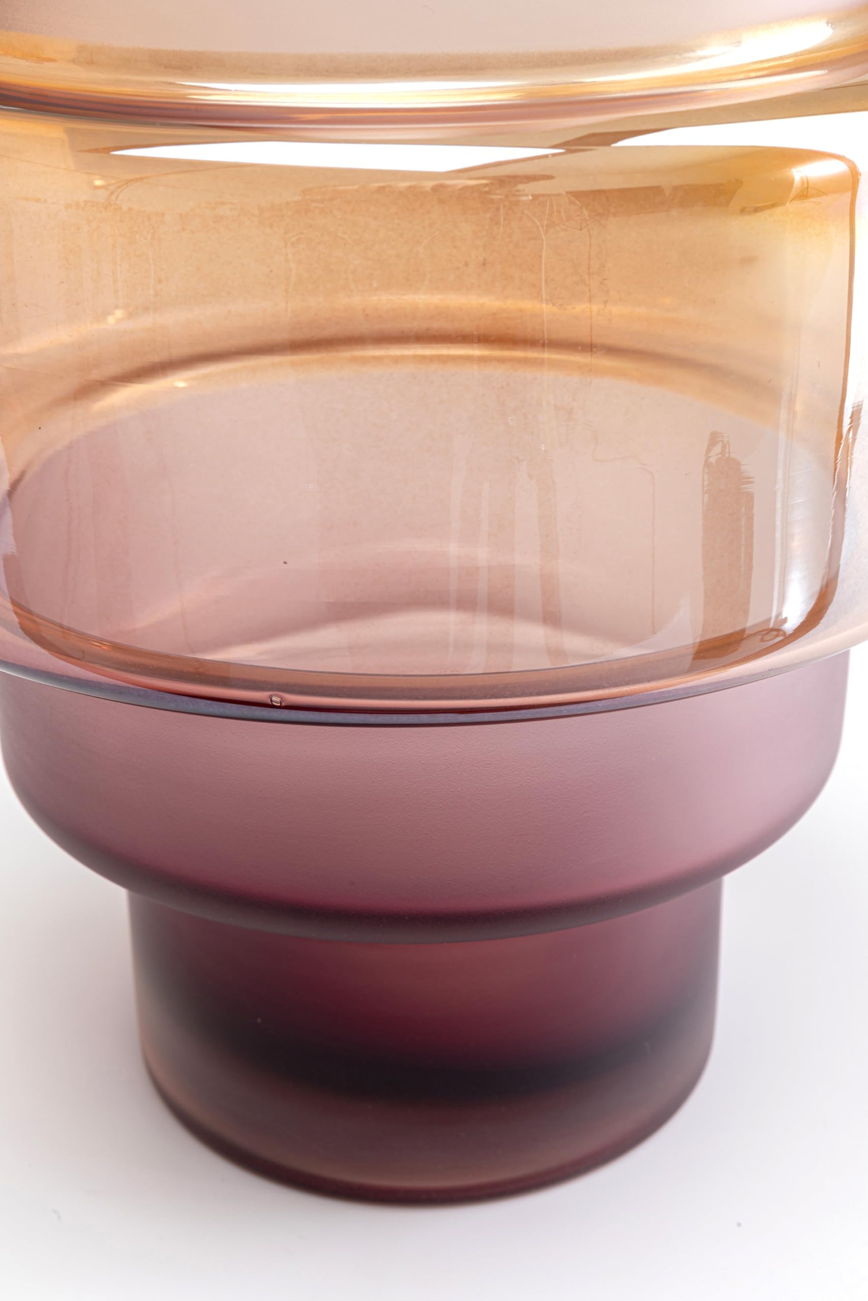kare-design-rosie-vase-lila-35-cm-hohe-glas-blumenvase-rosa-gold image 5