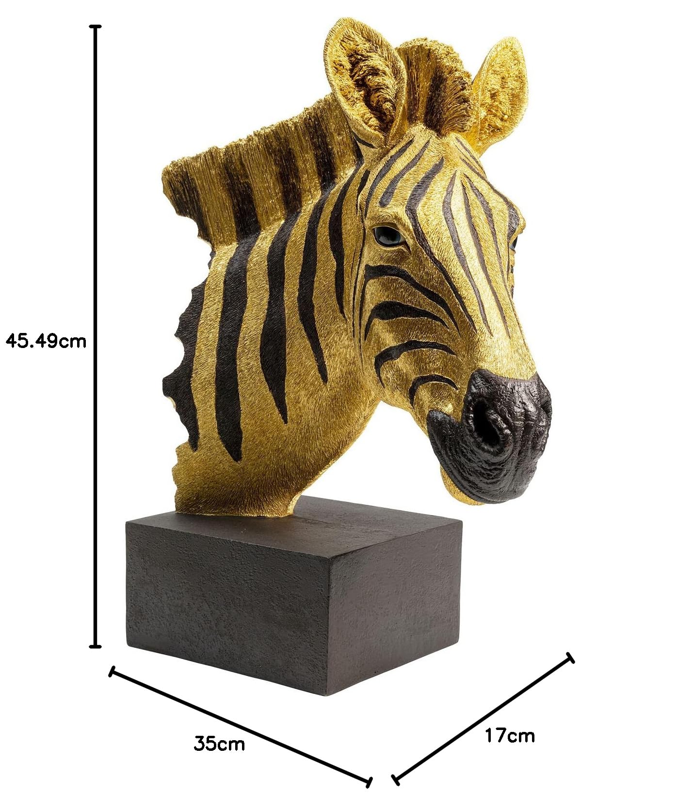 kare-design-objekt-zebra-gold-35cm-zebra-kopf-polyresin-35x17x45-5cm image 5