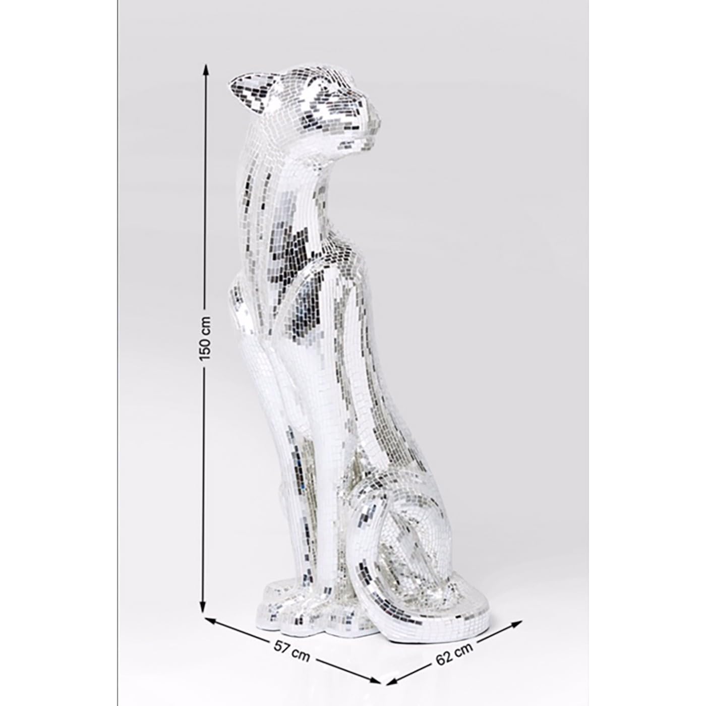 kare-design-deko-figur-mosaik-welcome-panther-xl-rechts-150x68x55-cm image 3