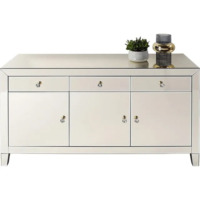 kare-design-luxury-pearl-sideboard-champagner-verspiegelt-77x141x45-cm image 1