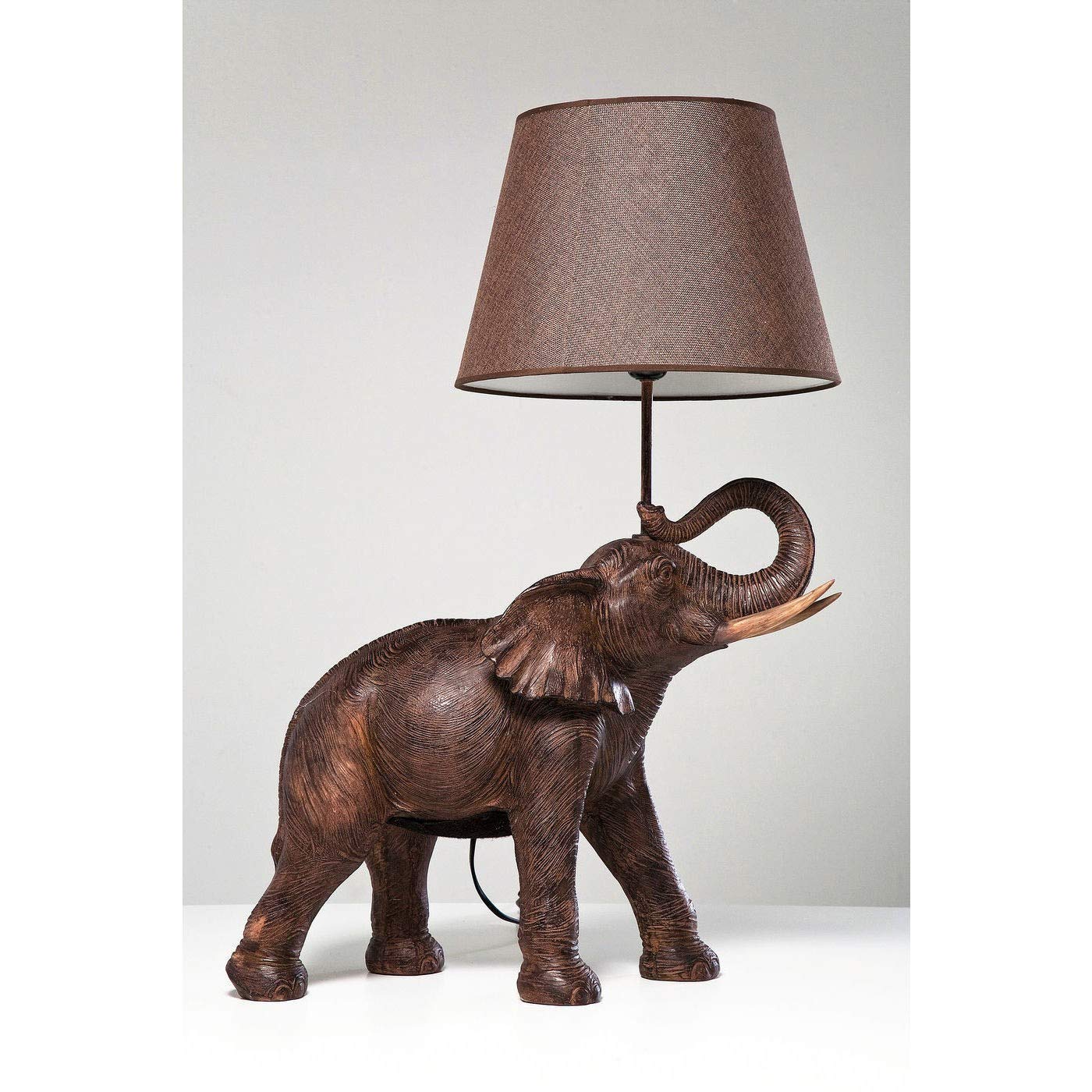 kare-design-animal-elephant-safari-tischlampe-braun-74x52x33-cm image 4