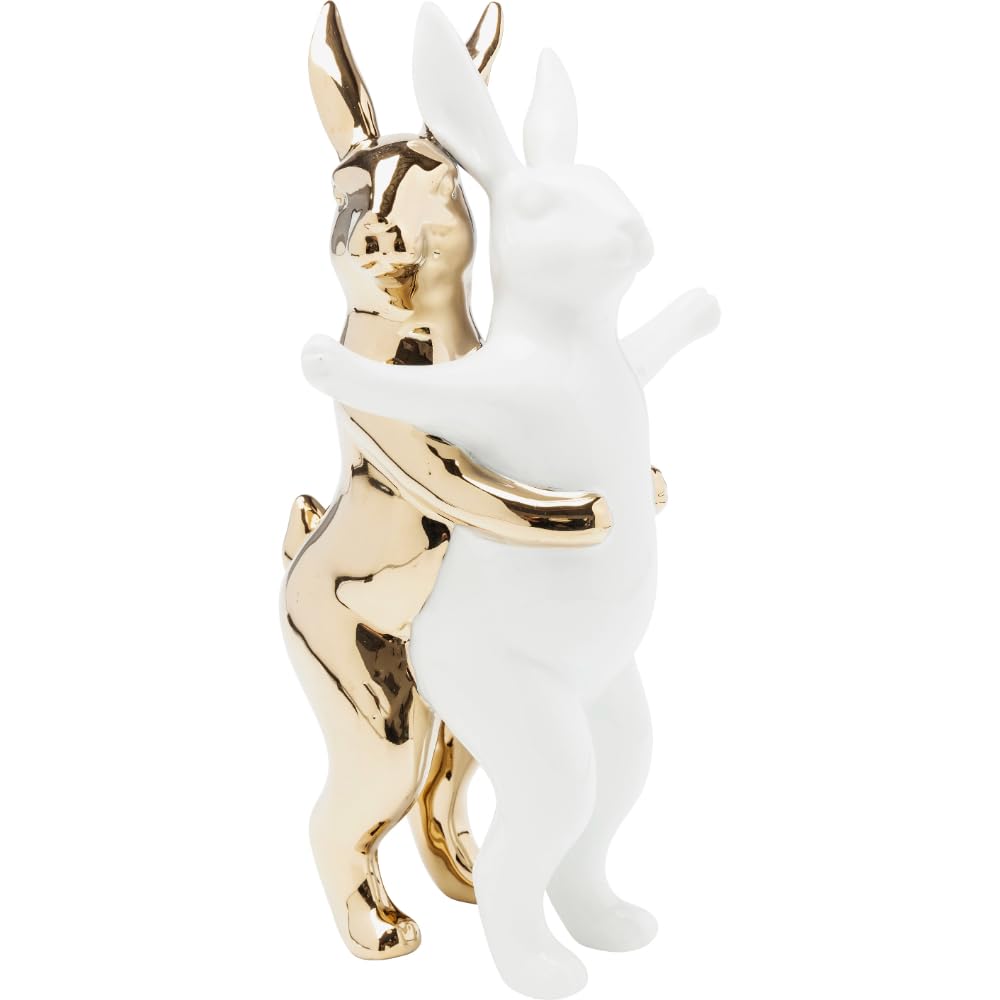 kare-design-hugging-rabbits-deko-figur-wei-gold-25x15x12-cm image 4