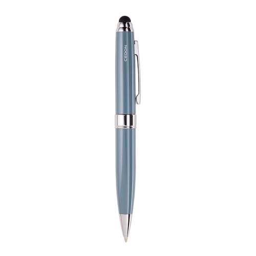 cedon-kugelschreiber-touch-pen-blau-grau-metall-mit-touch-funktion image 2