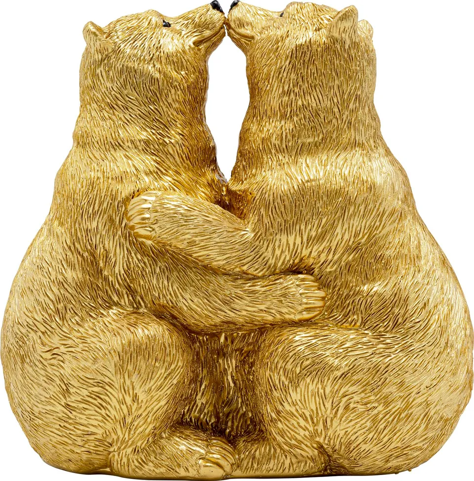 kare-design-kissing-b-r-deko-figur-b-renpaar-handbemalt-17-cm image 1