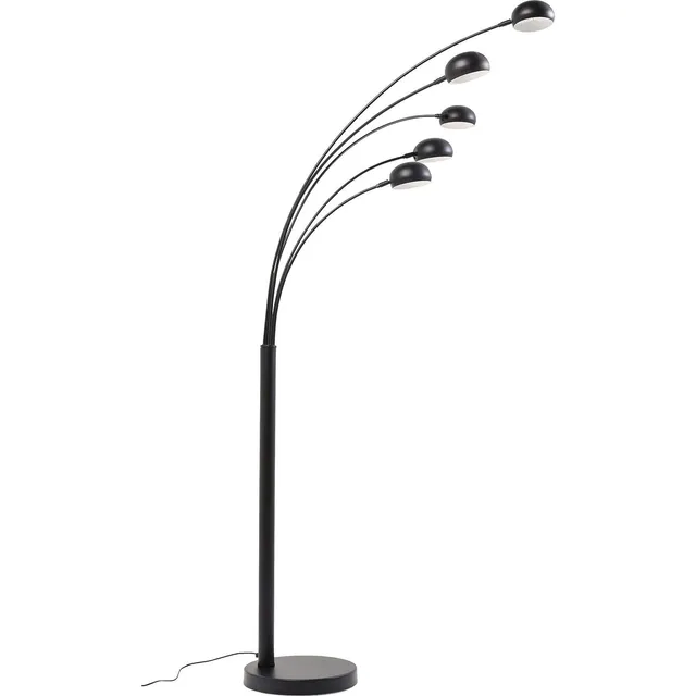 kare-design-stehleuchte-five-fingers-schwarz-215x85x108-cm-stahl image 1