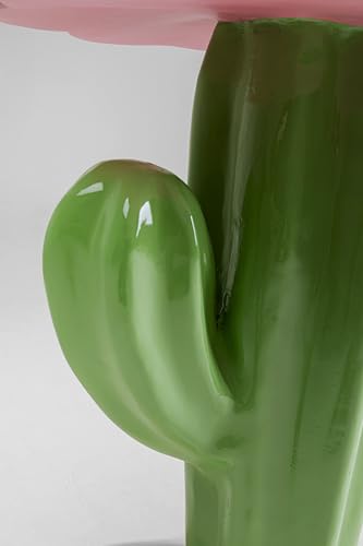 kare-design-deko-beistelltisch-flower-cactus-gr-n-rosa-61-cm-polyresin image 8