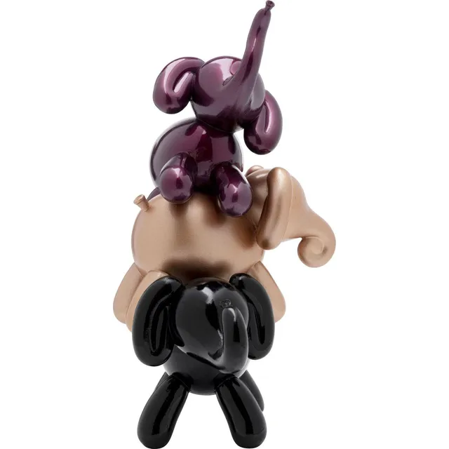 kare-design-deko-figur-elephant-stack-mehrfarbig-32x22x18-cm image 1