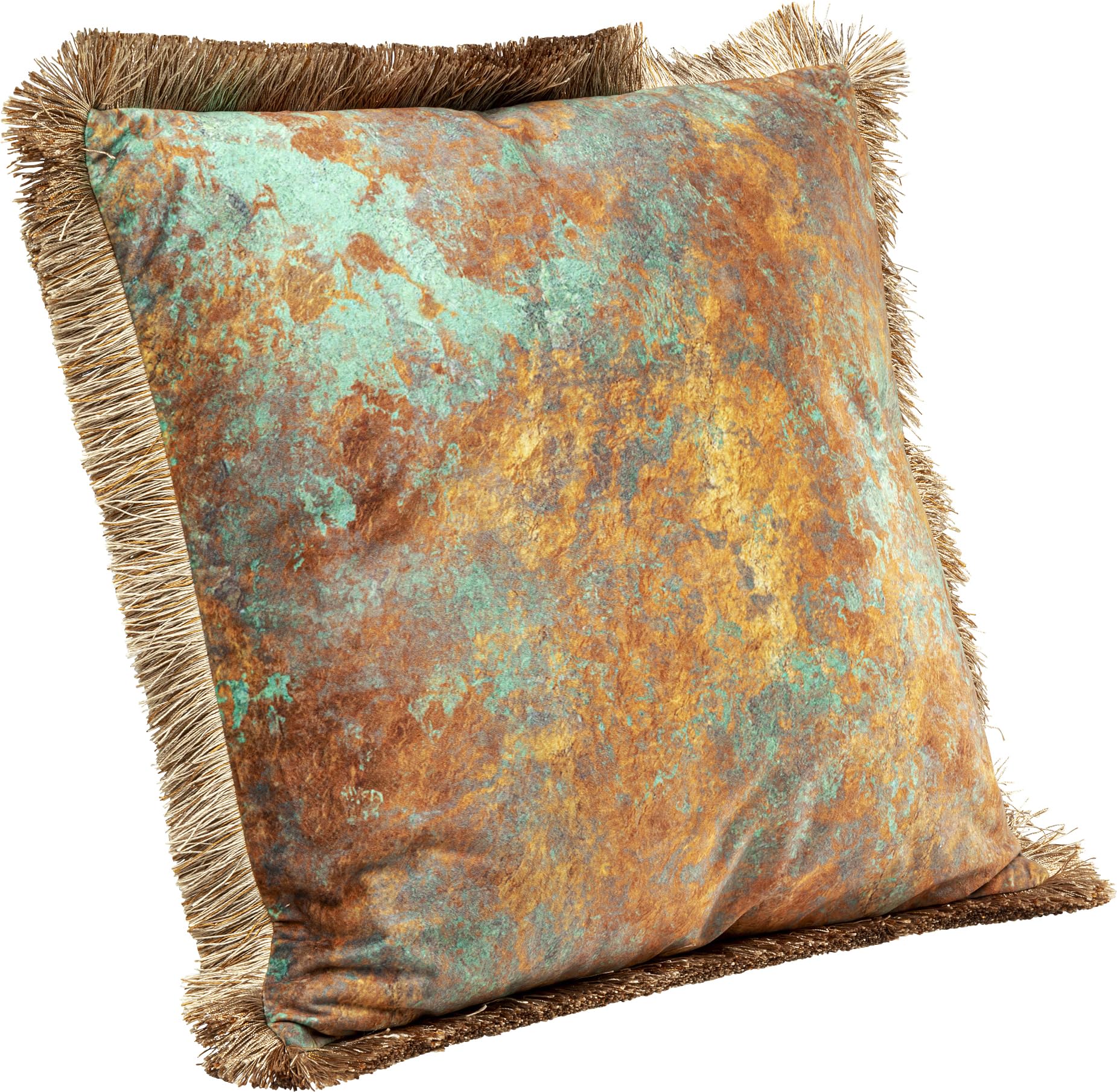kare-design-antique-fringe-kissen-45x45-cm-braun image 2