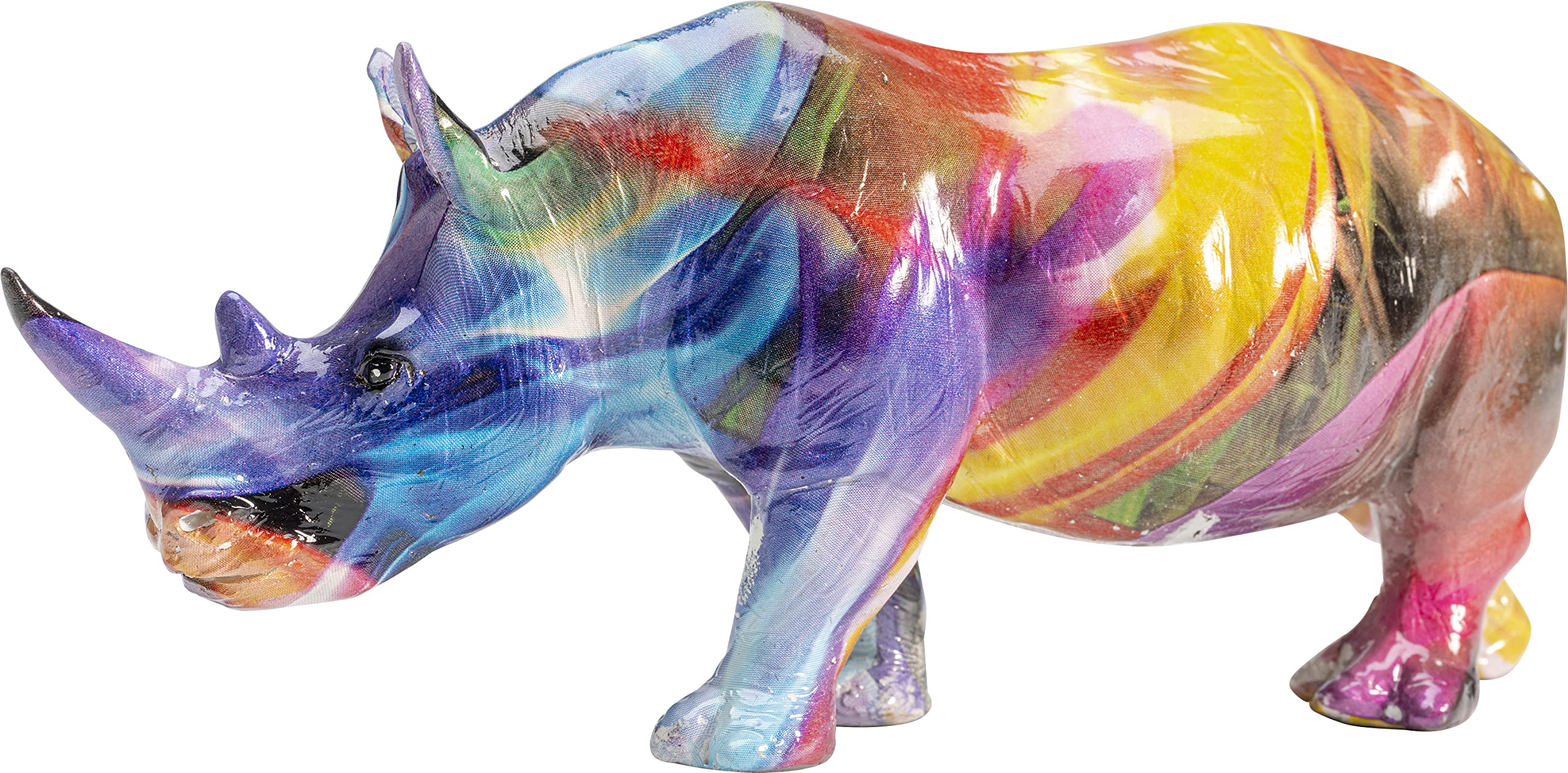 kare-design-dekofigur-colored-rhino-mehrfarbig-17x8x6-cm image 4