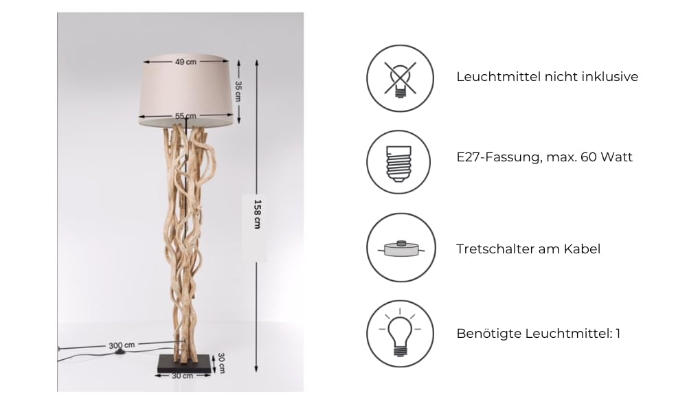 kare-design-stehlampe-scultra-175x55x55cm-standleuchte-akazienholz-creme image 3