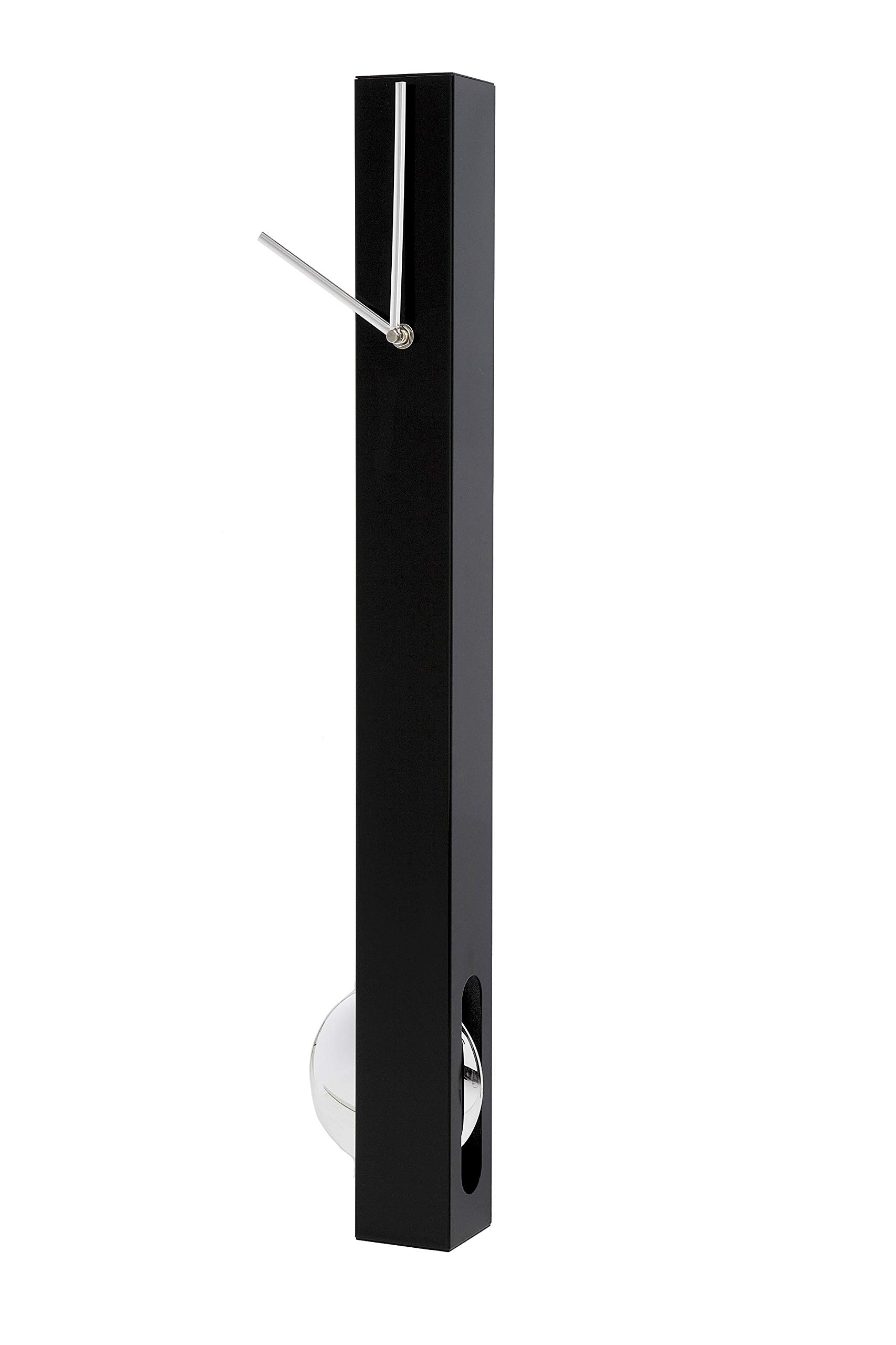 kare-design-wanduhr-pendulum-schwarz-silber-aluminium-65x6x6-cm image 4