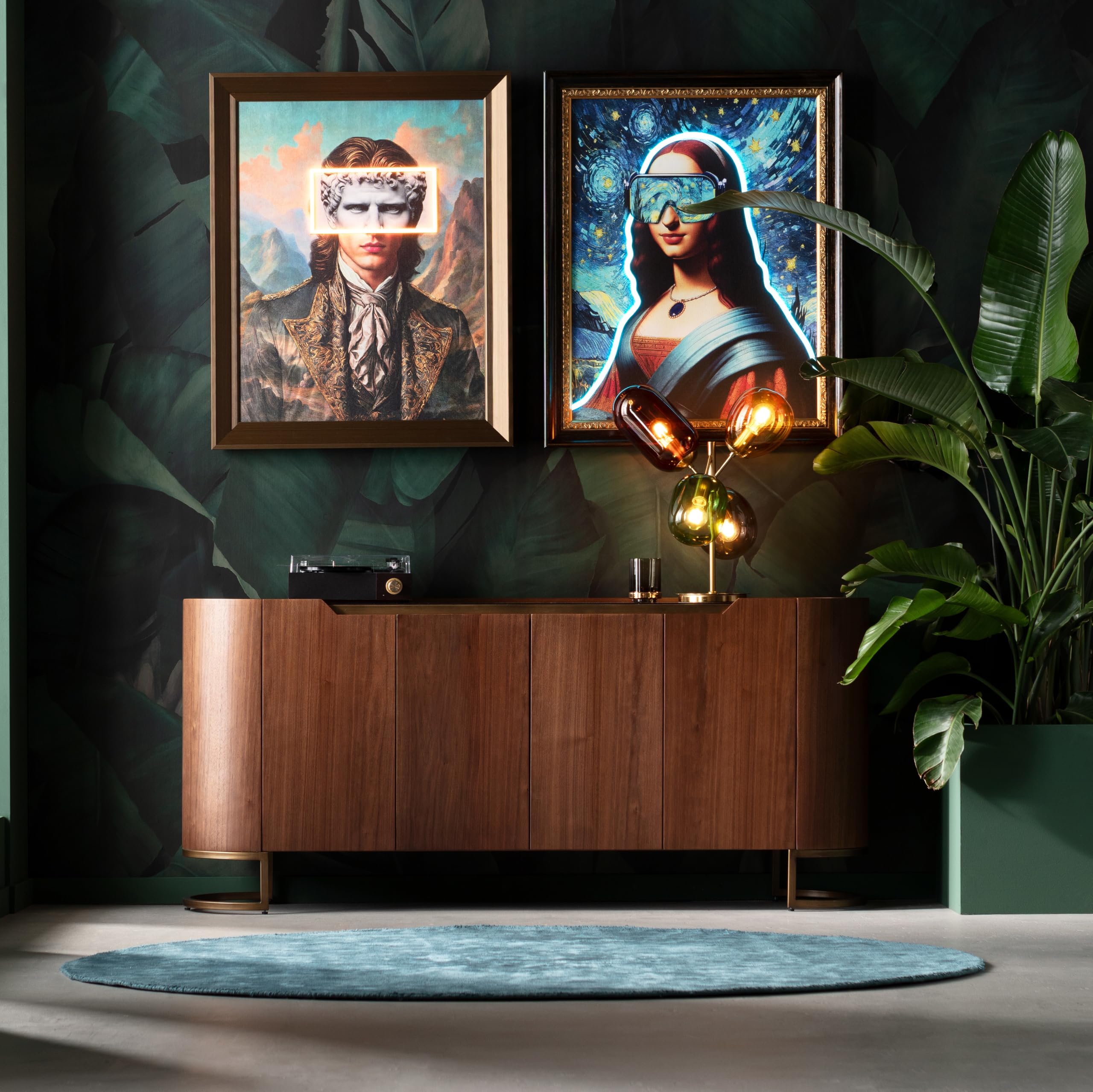 kare-design-giorgio-sideboard-walnuss-optik-180x80x42-cm-mit-glasplatte image 2