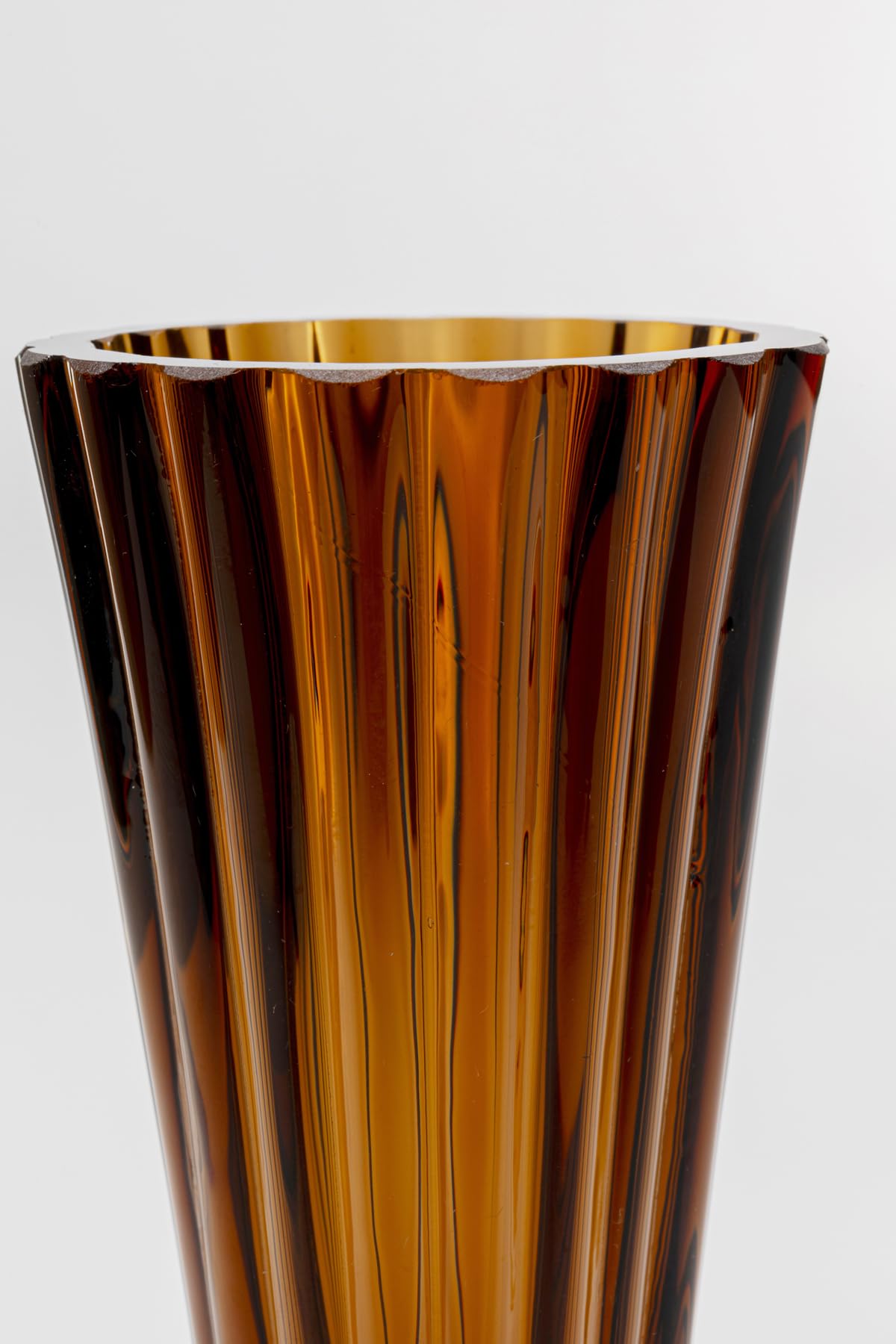 kare-design-vase-daphne-bowl-braun-24-cm-blumenvase-aus-glas image 5