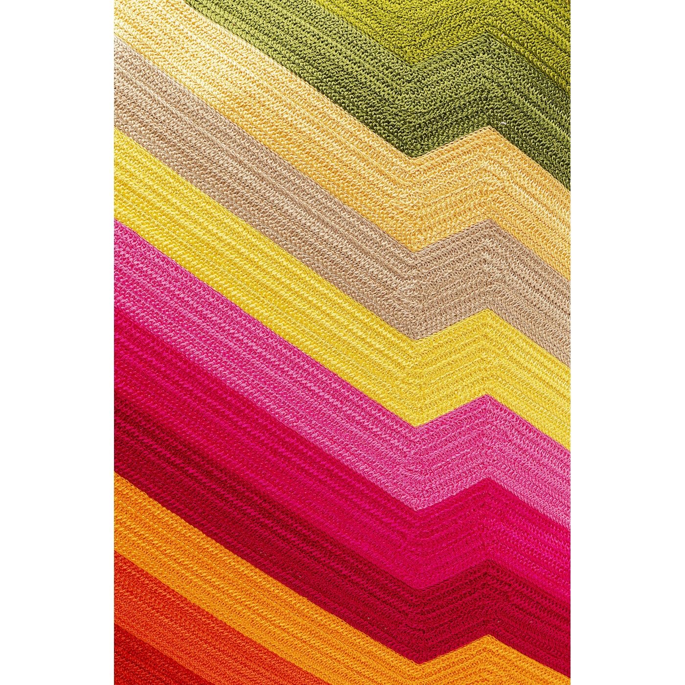 kare-design-artistic-zig-zag-kissen-mehrfarbig-50x50-cm-mit-f-llung image 2
