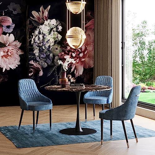 kare-design-schickeria-tisch-rund-schwarz-marmor-optik-d110-cm image 7