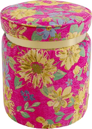 kare-design-hocker-flower-fever-39-cm-pink-mit-bl-mchen-motiv image 8