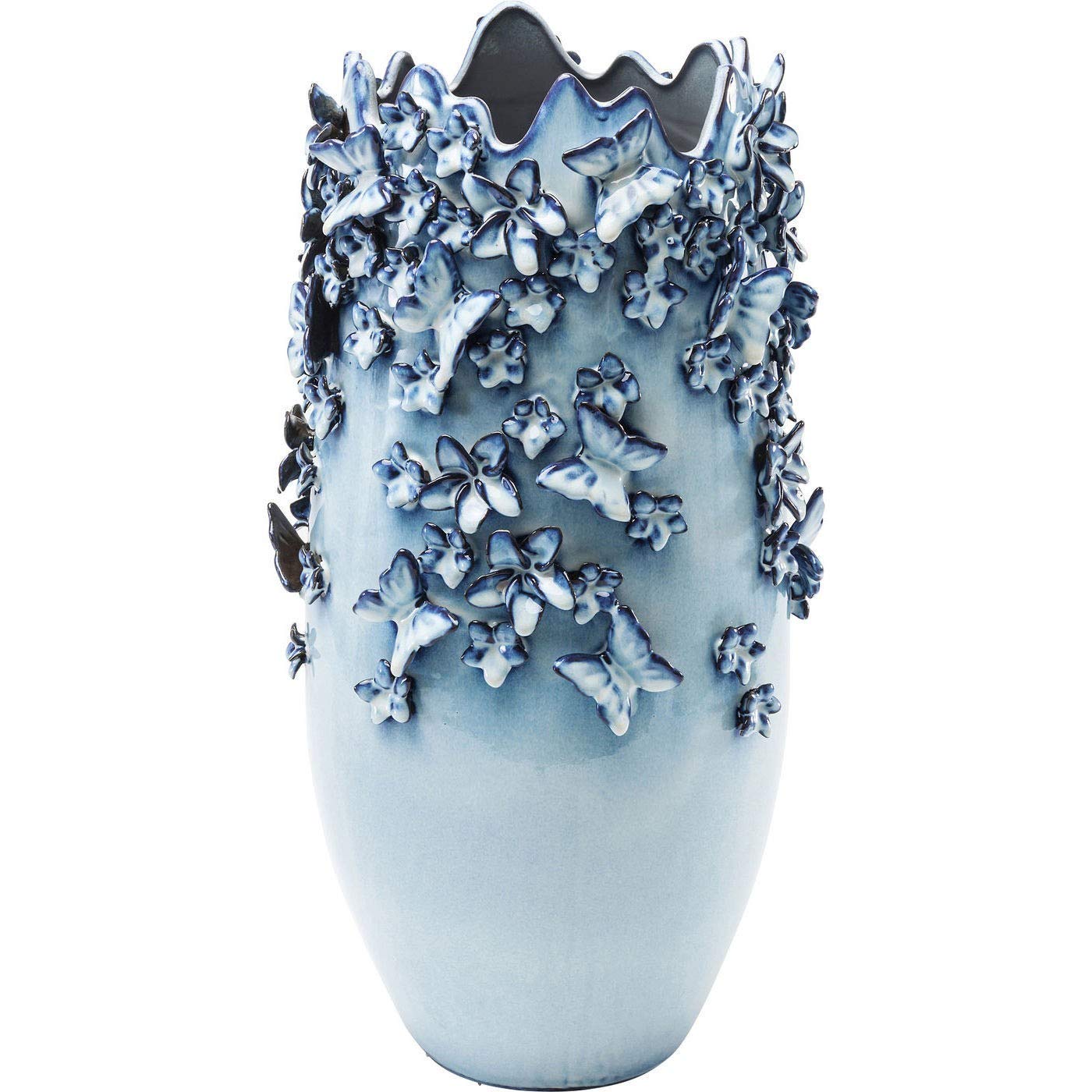 kare-design-butterflies-deko-vase-hellblau-keramik-35-cm image 7