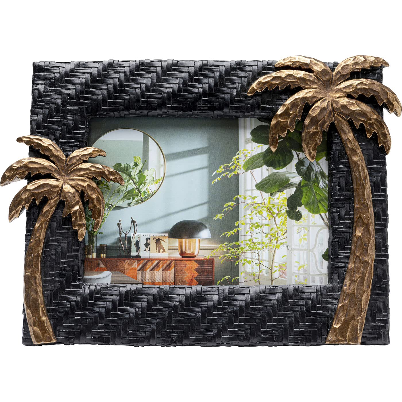 kare-design-bilderrahmen-palm-beach-18x13-cm-vintage-rahmen-schwarz-19x26-cm image 1