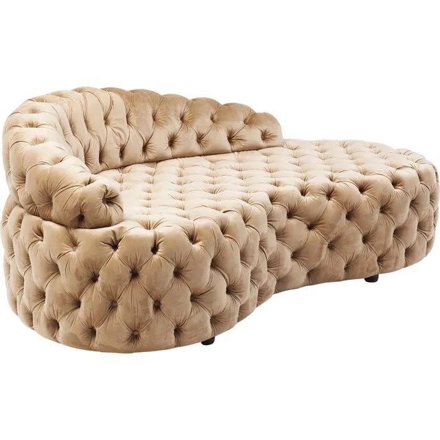 kare-design-sofa-santa-barbara-recamiere-creme-162-cm image 1