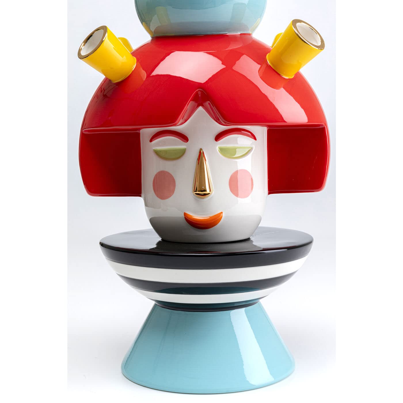 kare-design-puppet-girl-deko-vase-bunt-36-cm-keramik-tischvase image 4