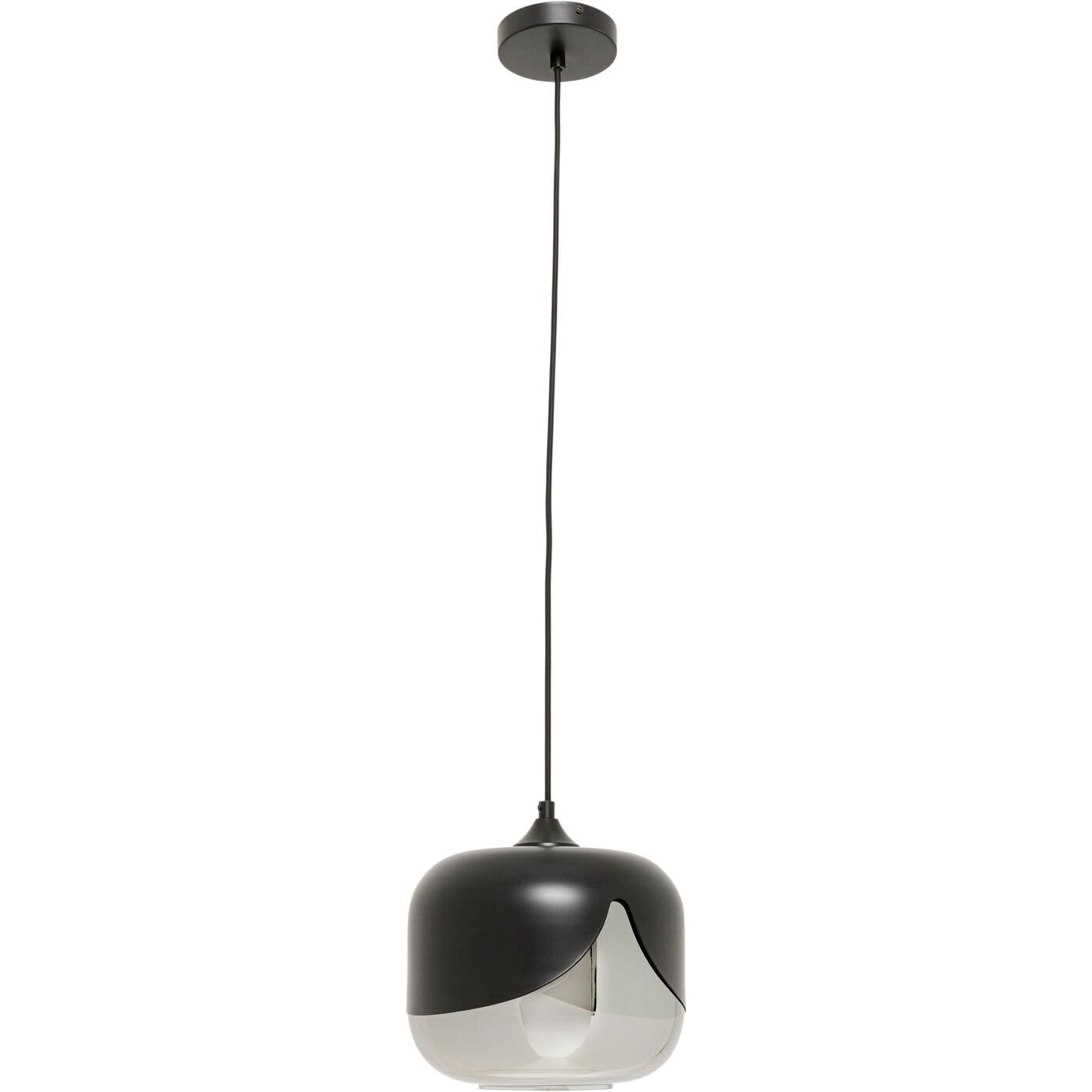 kare-design-smoke-goblet-h-ngeleuchte-schwarz-25-cm-h-henverstellbar-30-150-cm-e image 1