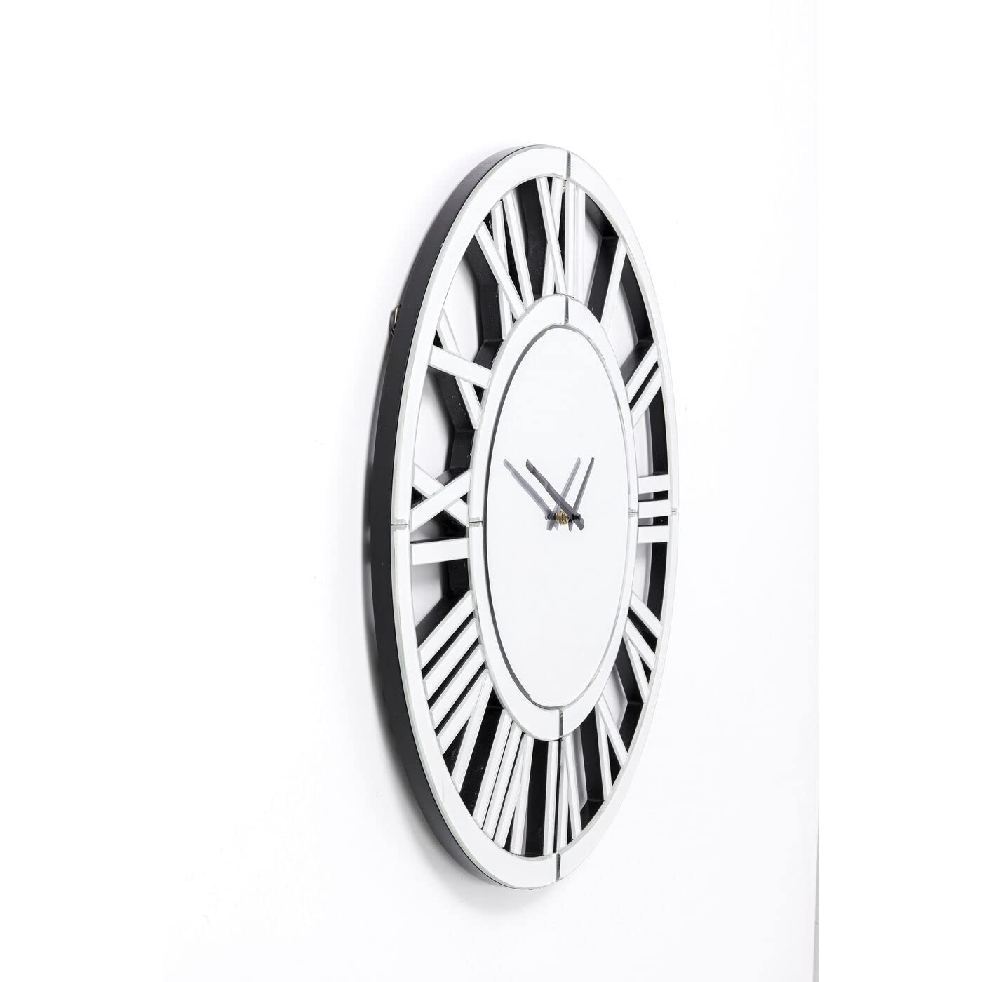 kare-design-wanduhr-specchio-verspiegelte-rund-wanduhr-60-cm-mit-r-mischen-ziffe image 3