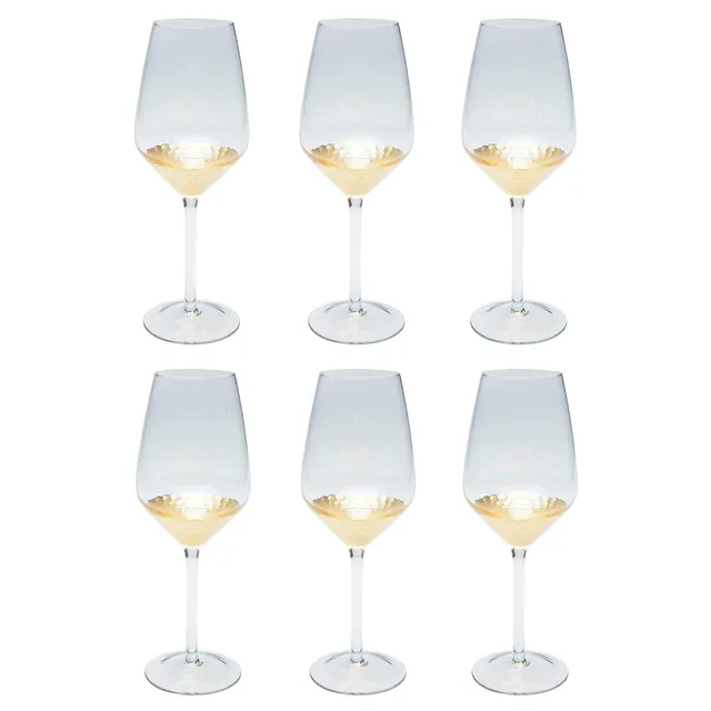 kare-design-wei-weinglas-gobi-6-teilig-450-ml-gold-wabenmuster image 1