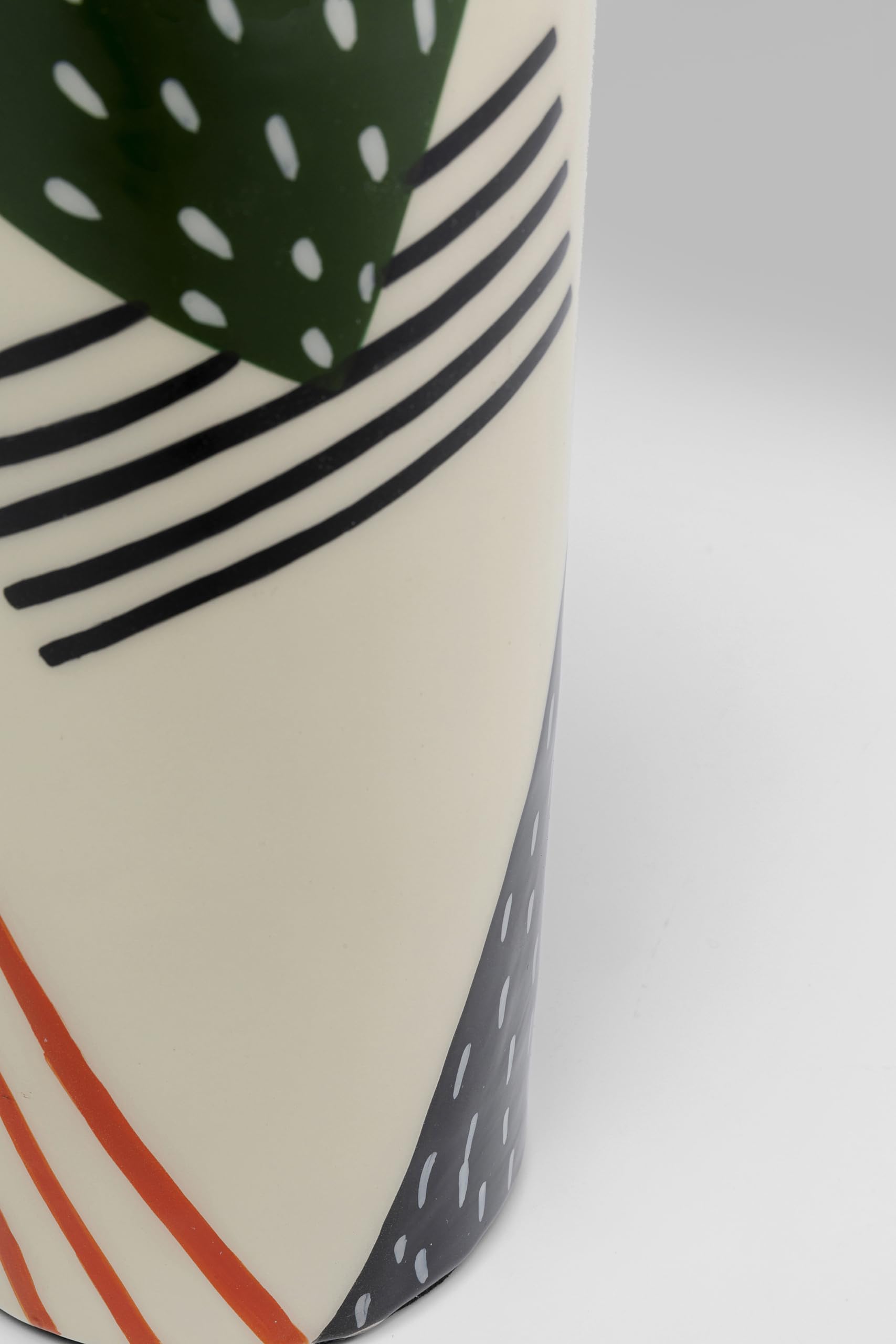 kare-design-vase-abstract-counterpart-31cm-handbemalte-tischvase-bunt image 4