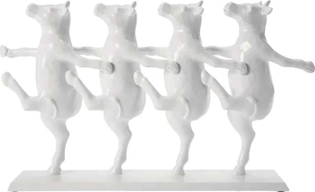kare-design-deko-figur-dancing-cows-kuh-deko-wei-23x40x7-cm image 1