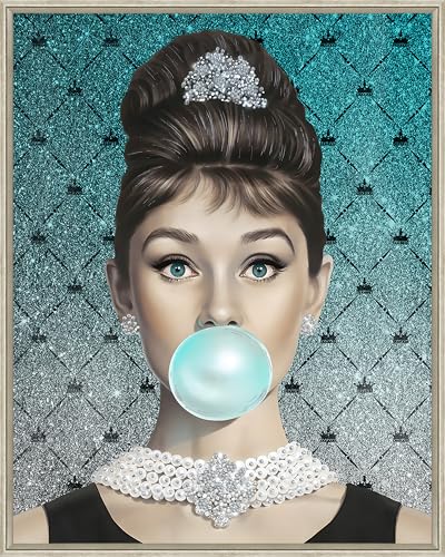 kare-design-muse-bubble-diva-leinwandbild-50x40-cm-mehrfarbig-mit-rahmen image 7