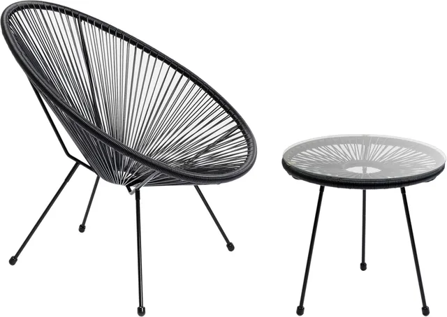kare-design-gartenm-bel-set-acapulco-mono-schwarz-2er-sessel-beistelltisch-indoo image 1