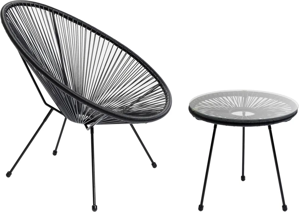 kare-design-gartenm-bel-set-acapulco-mono-schwarz-2er-sessel-beistelltisch-indoo image 1