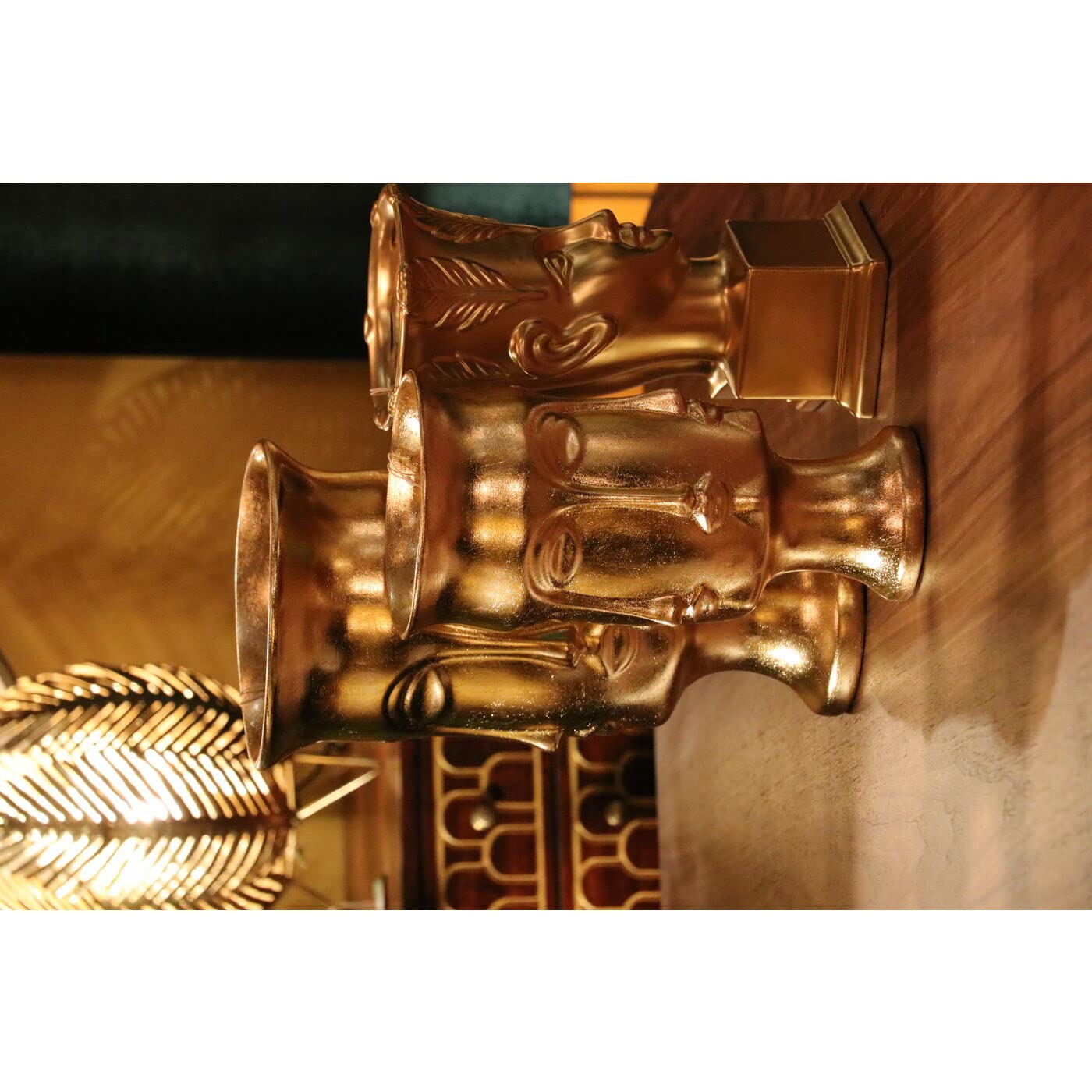 kare-design-rosto-deko-vase-gold-31-cm-tischvase-blumenvase image 2
