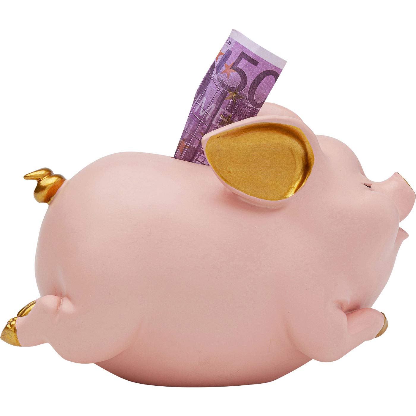kare-design-spardose-schwein-rosa-mit-goldohren-sparschwein-aus-keramik image 6
