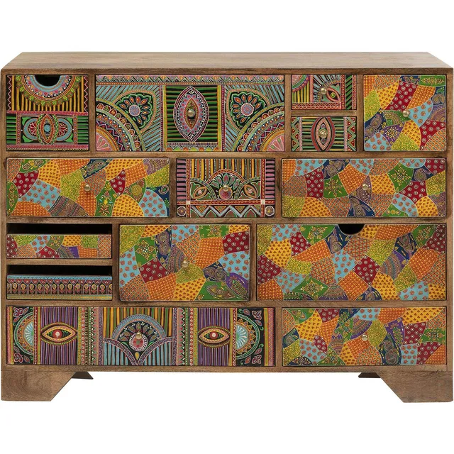 kare-design-84708-sideboard-paradise-holz-sideboard-mit-14-schubladen-im-ethno-s image 1