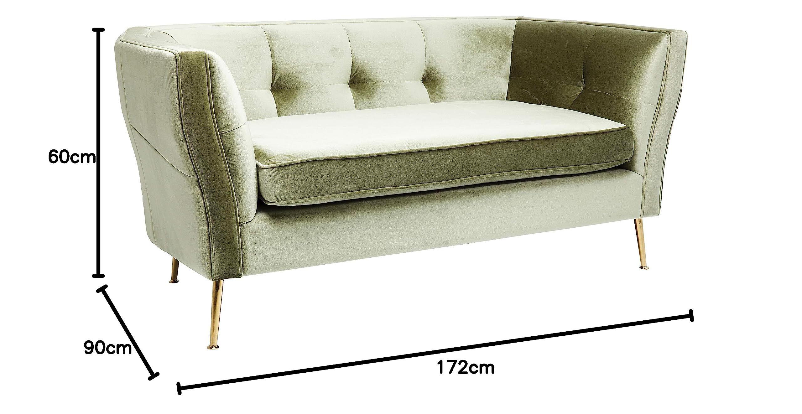 kare-design-rimini-2-sitzer-sofa-gr-n-samt-look-170x86cm image 3