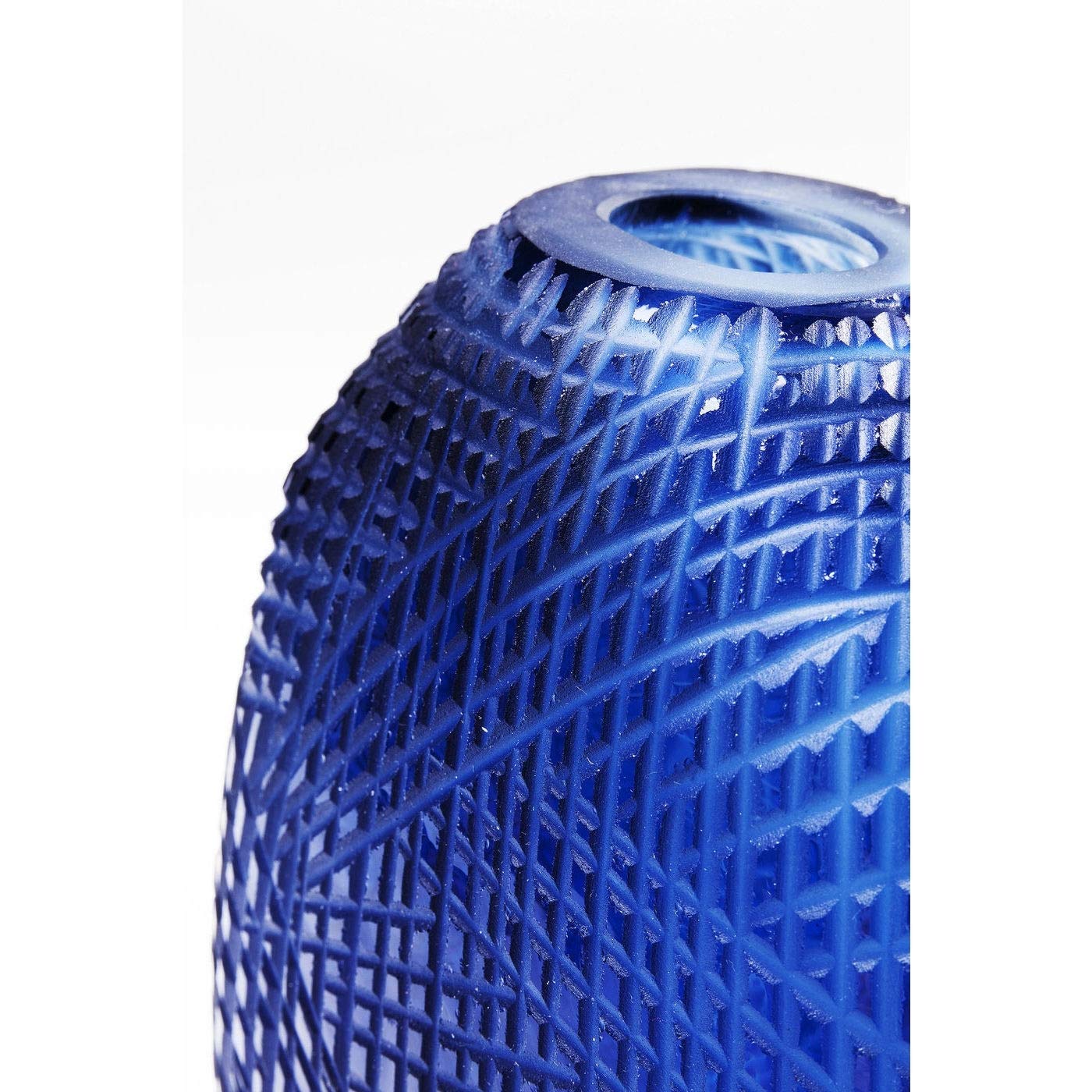 kare-design-vase-cutting-blue-taille-43-cm-bodenvase-mattglas-saphirblau image 6