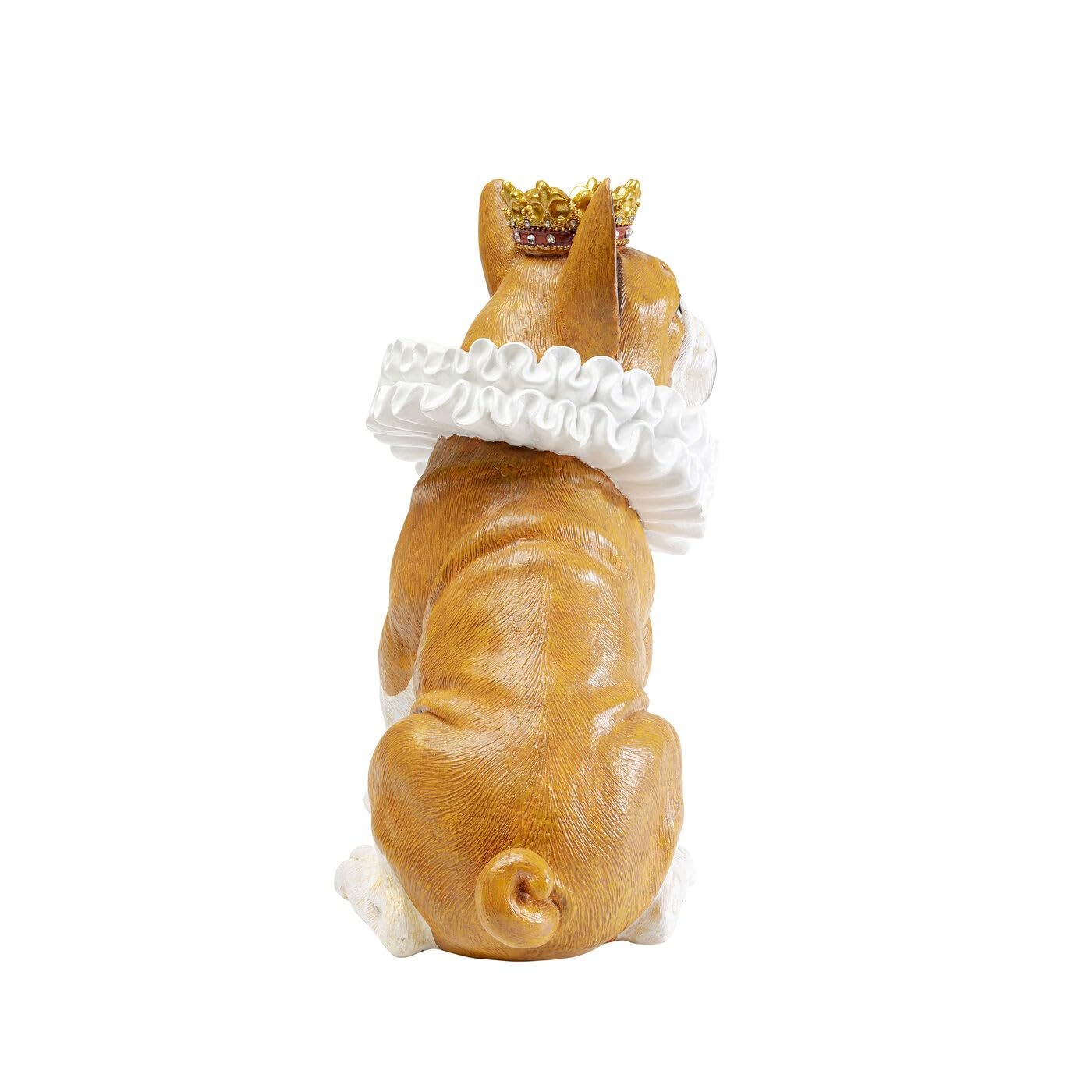 kare-design-king-dog-deko-figur-braun-polyresin-29-cm-handbemalt image 3