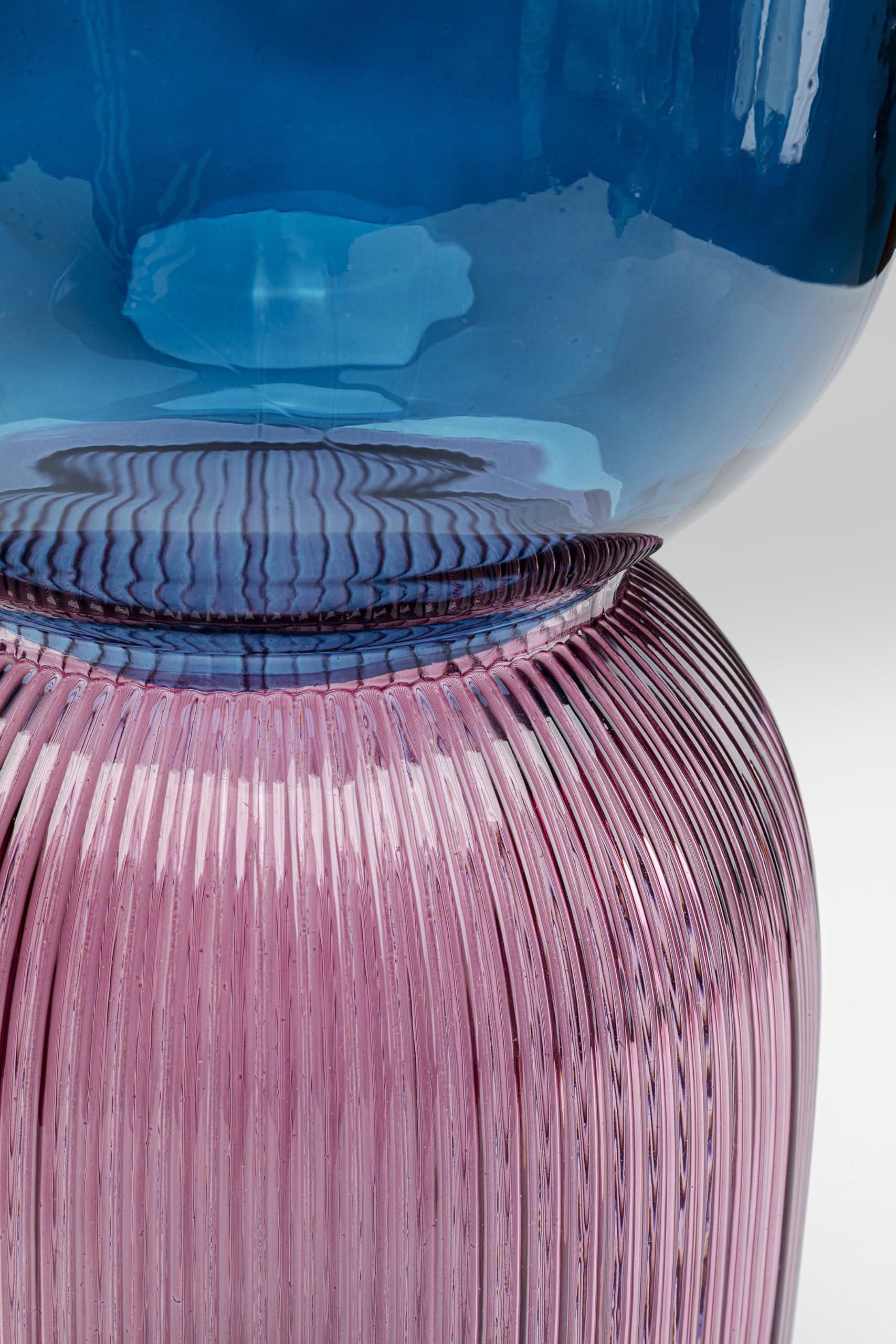 kare-design-vase-marvelous-duo-blau-lila-40-cm-handgefertigte-glasvase image 4