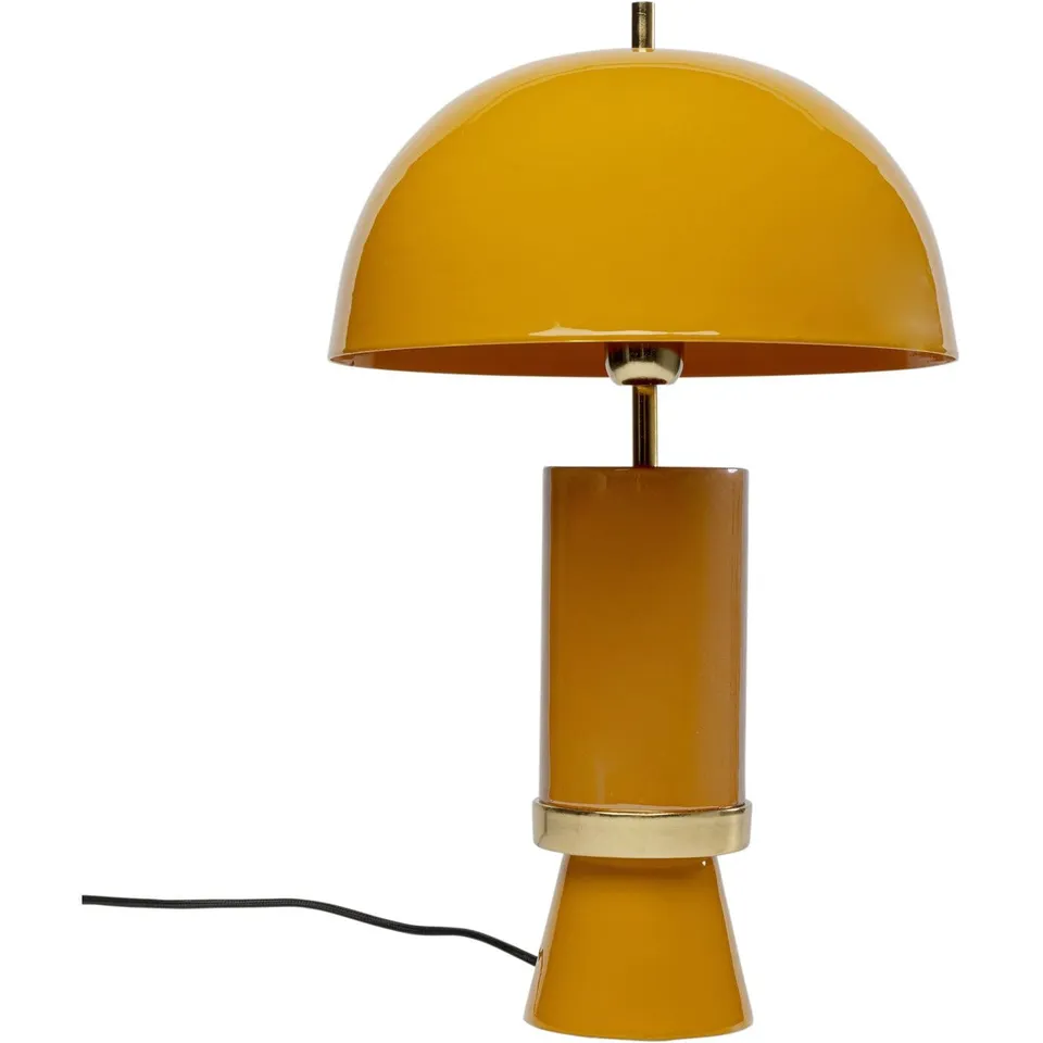 kare-design-josy-tischlampe-gelb-ocker-51x30x30-cm-e27 image 1