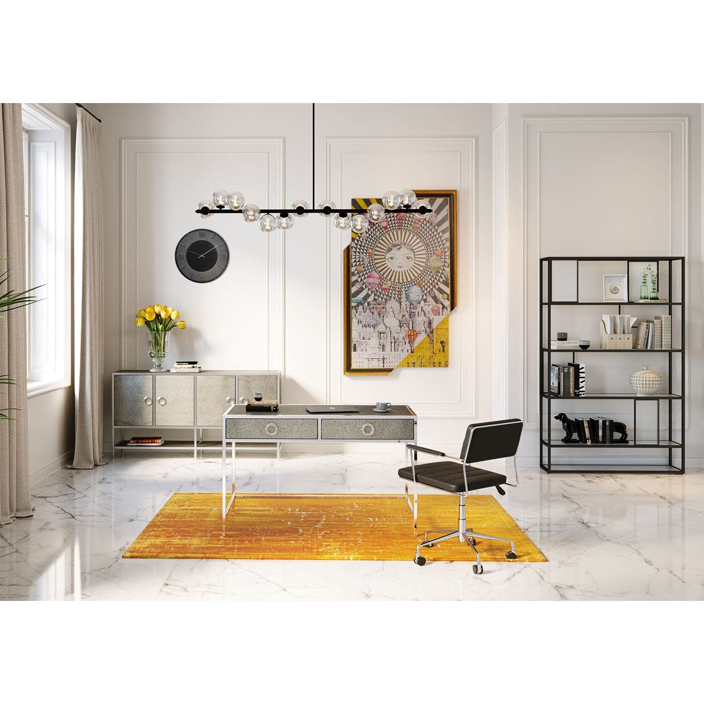 kare-design-sideboard-moonscape-silber-spiegelglas-80x155-5x42-cm image 7