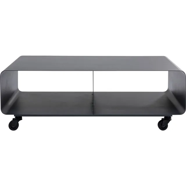 kare-design-lowboard-lounge-m-sideboard-tv-board-grau-30x90x42-cm-mit-stahlgeste image 1