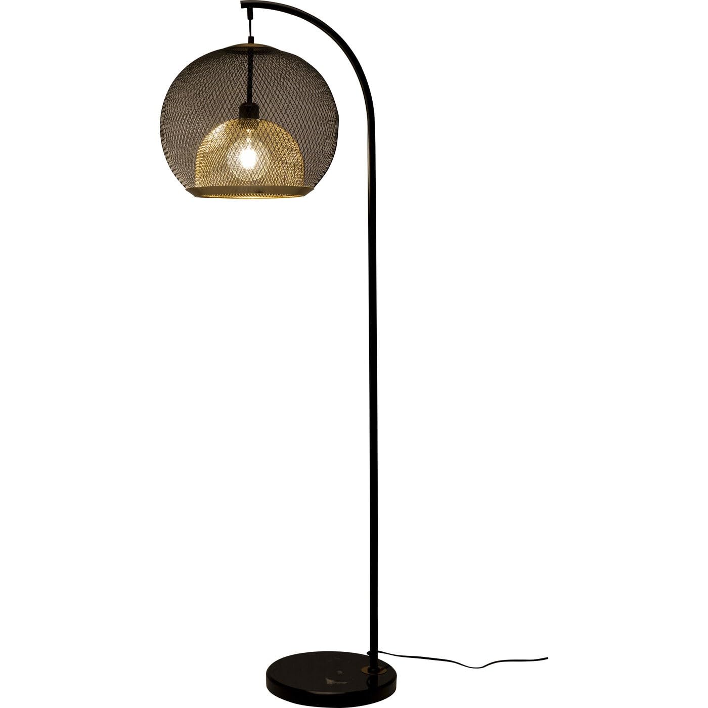 kare-design-tischlampe-grato-schwarz-62-cm-tischleuchte-stahl-marmorsockel image 5
