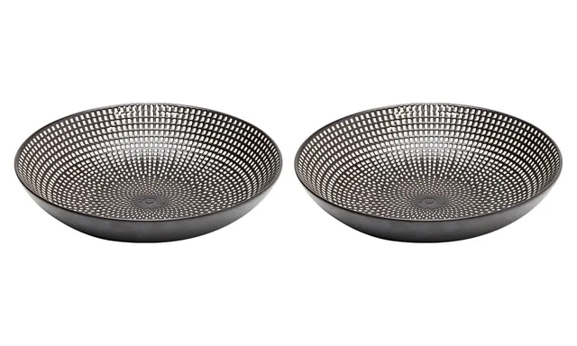 kare-design-suppenteller-tokyo-2-teilig-schwarz-20-cm-700-ml-porzellan image 1