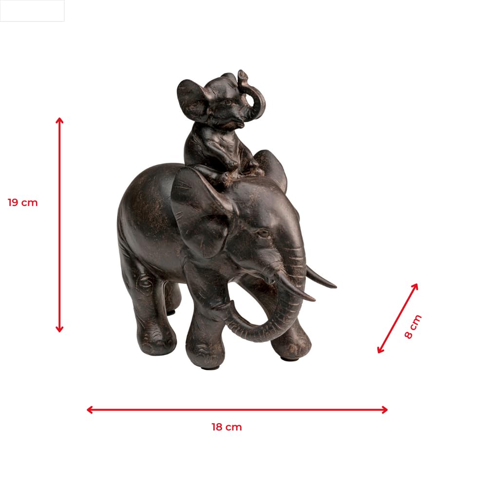 kare-design-deko-figur-dumbo-uno-braun-elefant-19-x-18-x-9-cm image 4