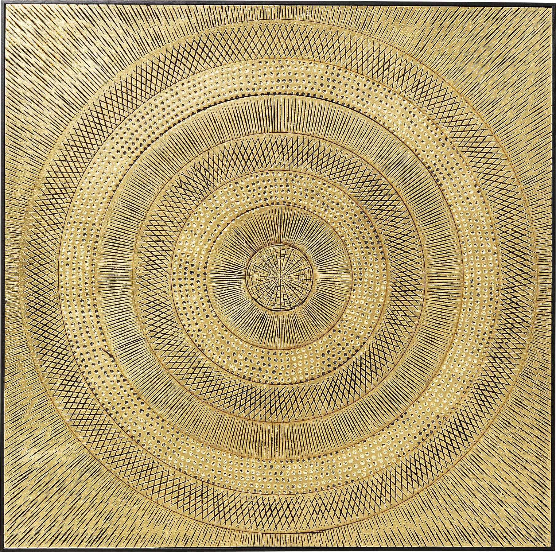 kare-design-objektbild-art-circle-gold-120x120x6-cm-massivholz image 1
